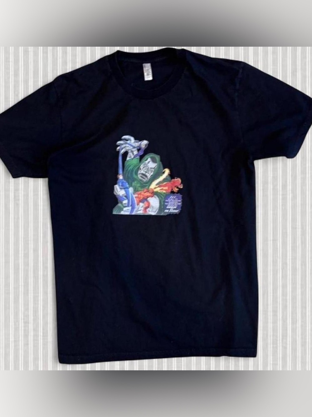 American Apparel Dr Doom Fantastic Four Graphic Tee Size L